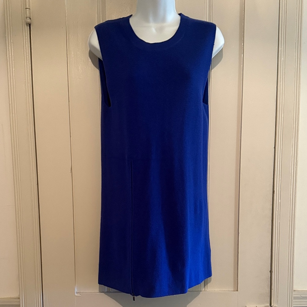 Banana Republic Sleeveless Cobalt Blue Shift Dress